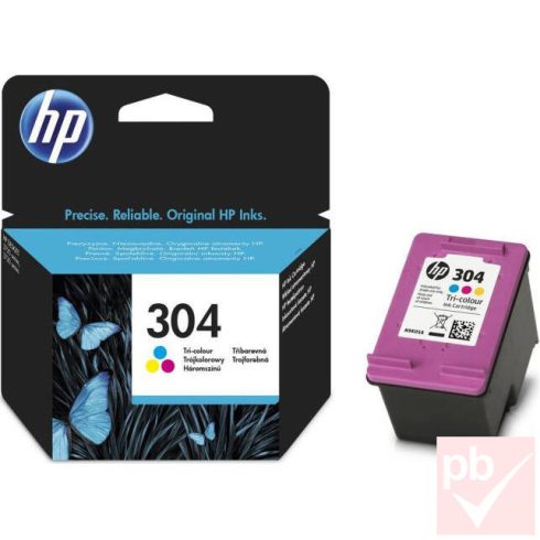 HP 304 színes eredeti tintapatron