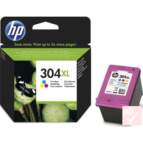 HP 304XL színes eredeti tintapatron