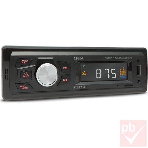 MNC Stream autós fejegység (4x25W, USB, SD, AUX)