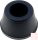 Gumiláb, fekete, kerek, csavarozható (átmérő: 11.5mm, magasság: 7.4mm)