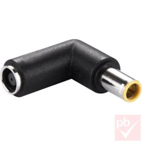   DC átalakító, Lenovo, 90°-os (7.9x5.5mm dugó / 7.9x5.5mm aljzat)