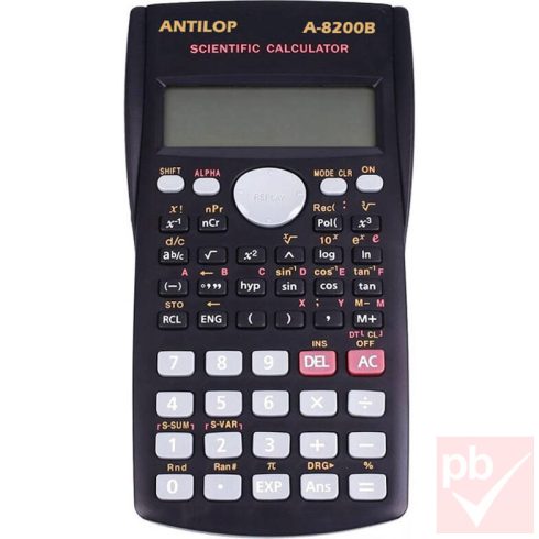 Antilop A-8200C fekete tudományos számológép