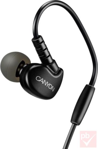 Canyon BTH-1 sztereó Bluetooth headset (fekete)