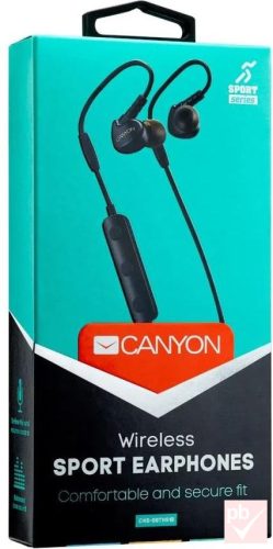Canyon BTH-1 sztereó Bluetooth headset (fekete)
