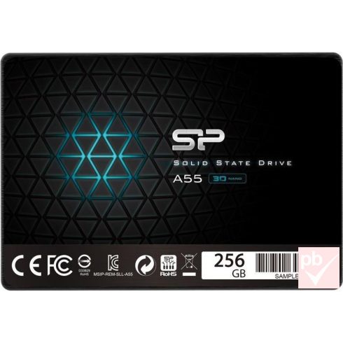 Silicon Power A55 256GB SATA SSD meghajtó