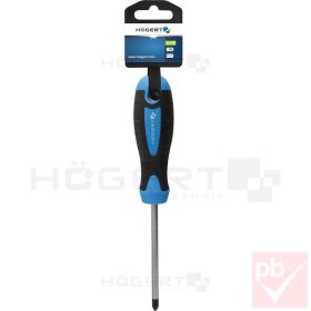   Högert HT1S041 csillagcsavarhúzó (PZ1, 100mm, S2 acél, mágneses)