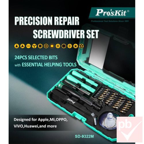 Pro's Kit SD-9322M 32 részes bitkészlet
