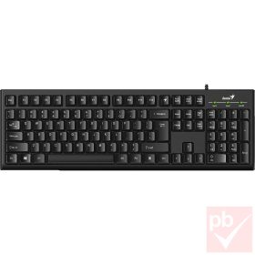 Genius KB100 Smart USB billentyűzet (fekete, HUN)