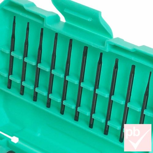 Pro's Kit SD-9829M 18 részes precíziós csavarhúzó készlet hosszú bitfejekkel