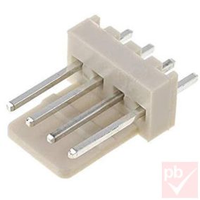 NS25 4p. apa csatlakozó THT 180°