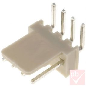 NS25 4p. apa csatlakozó THT 90°