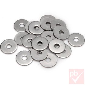   Alátét, M3, lapos fakötésű, d=8mm, acél, cink bevonat (Bossard)