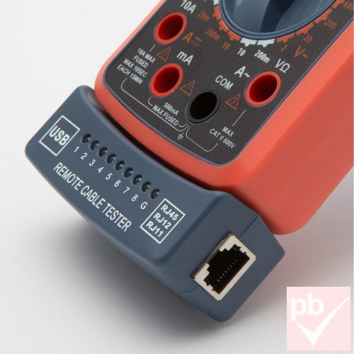 Maxwell 25331 digitális multiméter LAN kábel teszterrel