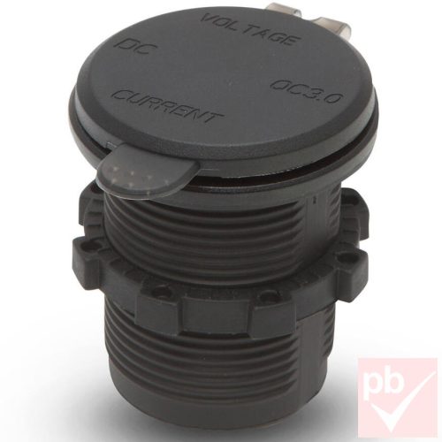 Nexus 54927BL szivargyújtó helyére építhető QC3.0 USB töltő aljzat (kék)