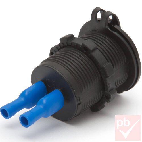 Nexus 54927BL szivargyújtó helyére építhető QC3.0 USB töltő aljzat (kék)