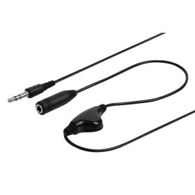   Jack hosszabbító kábel, hangerőszabályzóval, sztereó, 1.0m