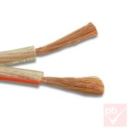 Hangfal kábel 2x4.0mm², transzparens, réz