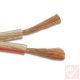 Hangfal kábel 2x4.0mm2, transzparens, CCA