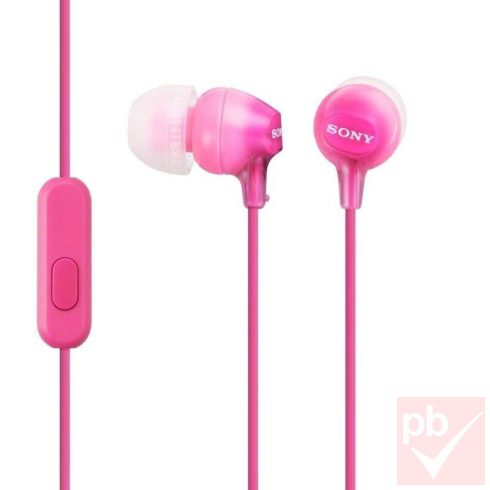 Sony MDR-EX15APPIZ pink headset