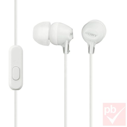 Sony MDR-EX15APWZ fehér headset