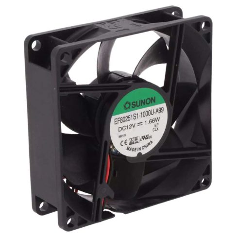 Sunon EF80251S1-1000U-A99 ventilátor (12V DC 1.66W 80x80x25mm)