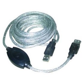 USB 2.0 A-A hosszabbító kábel 5.0m aktív