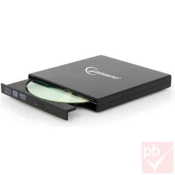   Gembird DVD-USB-02 fekete külső USB DVD író-olvasó meghajtó