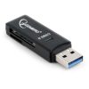Gembird USB 3.0 SD / micro SD kártyaolvasó