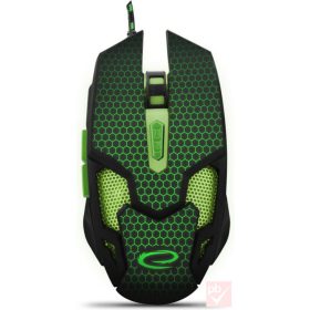 Esperanza MX207 Cobra zöld USB gamer egér