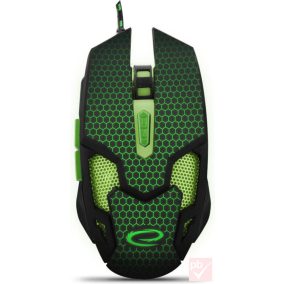Esperanza MX207 Cobra zöld USB gamer egér