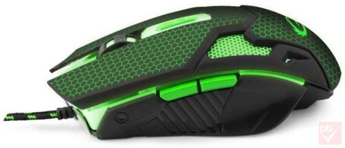 Esperanza MX207 Cobra zöld USB gamer egér