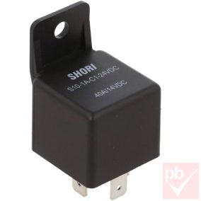 Shori Electric 24V DC 40A 4 lábú gépjármű relé