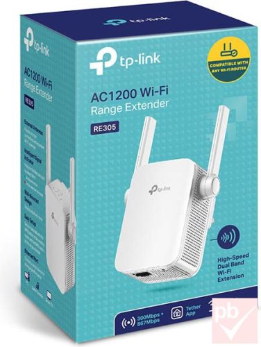 TP-Link RE305 AC1200 WiFi jelerősítő, repeater