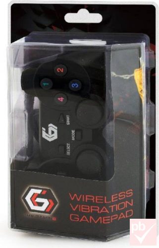 Gembird Wireless Dual Vibration kontroller (PC USB/PS2/PS3)