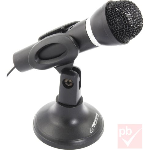 Esperanza Sing fekete asztali mikrofon