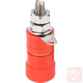 Banán aljzat, beépíthető, 4mm, piros v2