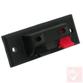   Hangfal aljzat, 2 pólusú, beépíthető, szögletes, fekete műanyag v2