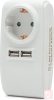 Delight 55122 hálózati USB töltő 2db aljzattal + hálózati aljzat