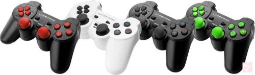 Esperanza Corsair GX500 fekete-piros gamepad (USB PC, PS2, PS3)