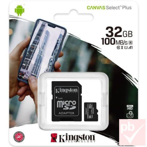 Kingston Canvas Select Plus 32GB micro SD memóriakártya