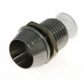 LED foglalat, 3mm, furatba szerelhető, krómozott réz