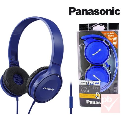 Panasonic PRS összehajtható headset okostelefonhoz (kék)