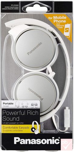 Panasonic PRS összehajtható headset okostelefonhoz (fehér)