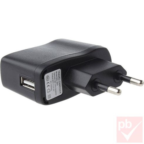SJCam SDL-M28 hálózati USB töltő, fekete (230V AC 1A)