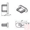 Micro USB töltő csatlakozó aljzat porvédő 
