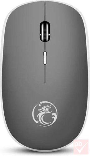 iMICE G-1600 csendes vezeték nélküli optikai egér (szürke)