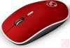 iMICE G-1600 csendes vezeték nélküli optikai egér (piros)