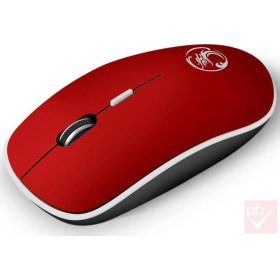   iMICE G-1600 csendes vezeték nélküli optikai egér (piros)