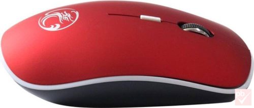 iMICE G-1600 csendes vezeték nélküli optikai egér (piros)