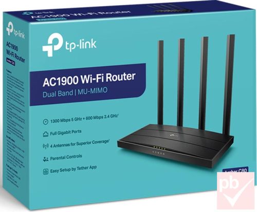 TP-Link Archer C80 AC1900 WiFi router